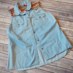 💥$5 TODAY! XL button up top